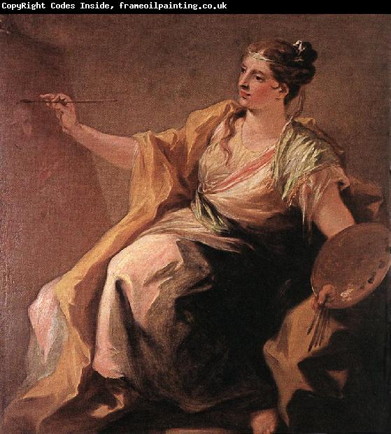 PELLEGRINI, Giovanni Antonio Allegory of Painting ag